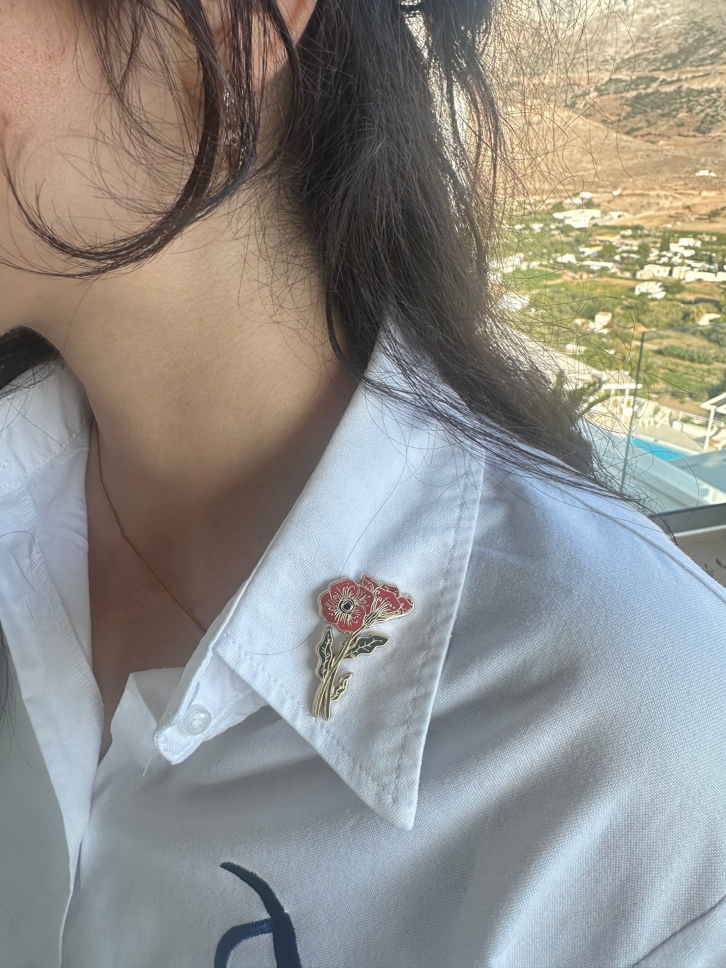 Poppies - Hard Enamel Pin