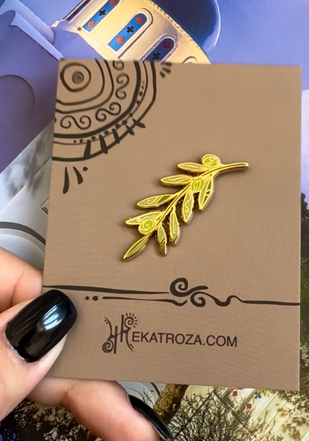 Athenas Blessing - Hard Enamel Pin