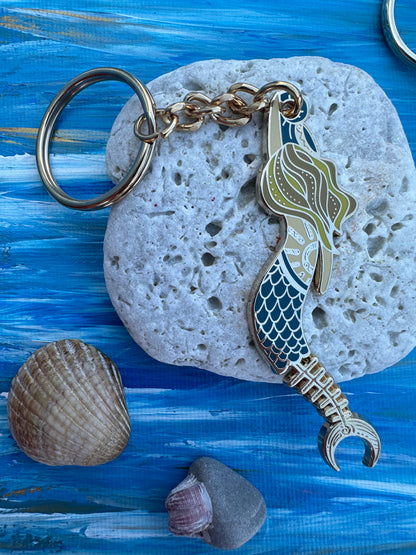 The Siren - Enamel Keychain